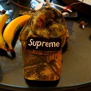 Men's real cammo Supreme cap